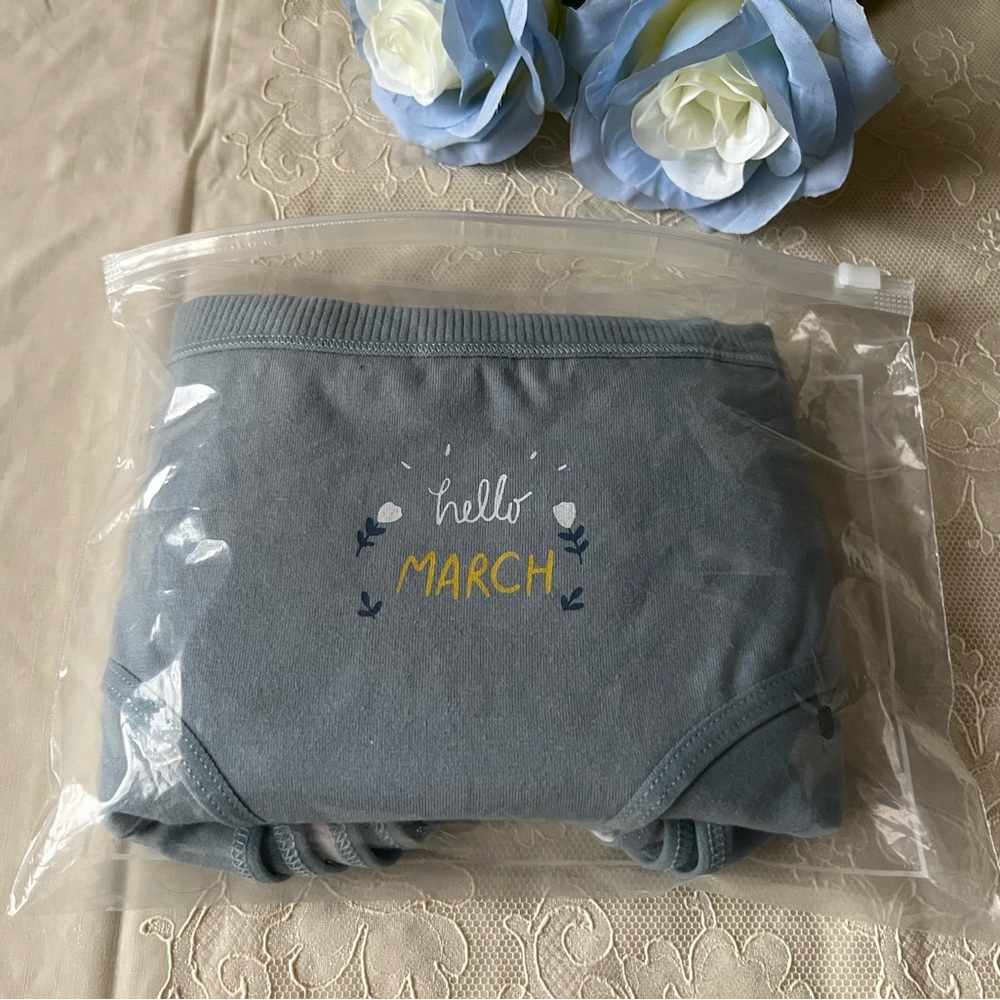 New Set of 5 Cotton panties, hello march